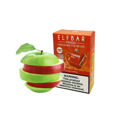 Elf Bar Pi9000 Double Apple (Подвійне яблуко) Одноразовий POD Elf Bar Pi9000 Double Apple (Подвійне яблуко) Одноразовий POD
