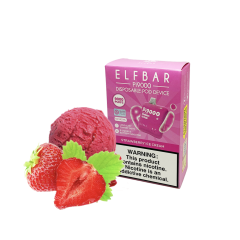 Elf Bar Pi9000 Strawberry ice cream (Суниця Морозиво) Одноразовий POD Elf Bar Pi9000 Strawberry ice cream (Суниця Морозиво) Одноразовий POD