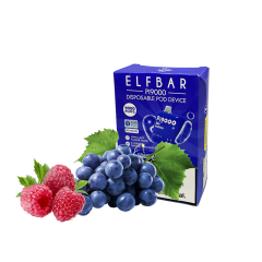 Elf Bar Pi9000 Grape raspberry (Виноград Малина) Одноразовий POD