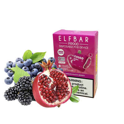 Elf Bar Pi9000 Pomegranate berry (Гранат Ягоди) Одноразовий POD Elf Bar Pi9000 Pomegranate berry (Гранат Ягоди) Одноразовий POD