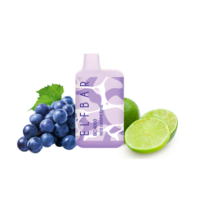 Elf Bar ВС4000 Red Grape Lime (Виноград Лайм) Одноразовый POD