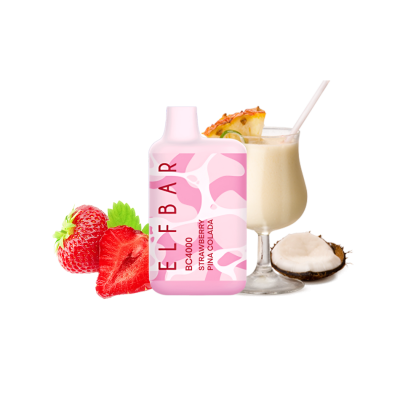 Elf Bar ВС4000 Strawberry Pina Colada (Полуниця Піна Колада) Одноразовий POD Elf Bar ВС4000 Strawberry Pina Colada (Полуниця Піна Колада) Одноразовий POD