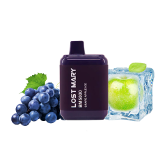 Lost Mary BM5000 Grape apple ice (Виноград Яблуко Лід) Одноразовий POD Lost Mary BM5000 Grape apple ice (Виноград Яблуко Лід) Одноразовий POD