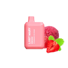 Lost Mary BM5000 Strawberry ice cream (Полуниця Морозиво) Одноразовий POD Lost Mary BM5000 Strawberry ice cream (Полуниця Морозиво) Одноразовий POD