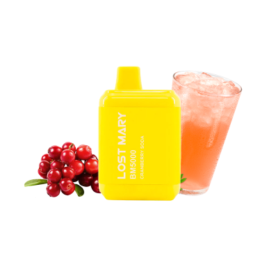 Lost Mary BM5000 Cranberry soda (Клюква Содовая) Одноразовый POD Lost Mary BM5000 Cranberry soda (Клюква Содовая) Одноразовый POD