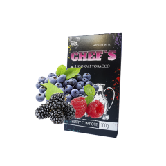 Тютюн Chefs Berry Compote (Ягідний компот, 100 г) Тютюн Chefs Berry Compote (Ягідний компот, 100 г)