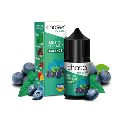 Жидкость Chaser Blueberry Menthol Ultra (Черника Ментол, 50 мг, 30 мл)