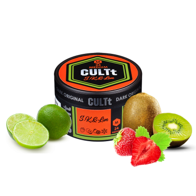 Тютюн CULTt Medium M24 Strawberry Kiwi Lime (Полуниця Ківі Лайм Лід, 100 г)