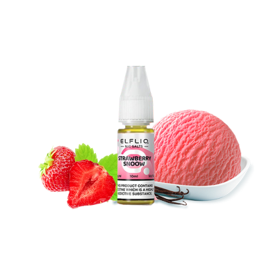 Жидкость Elfliq Strawberry snow (Клубничное Мороженое, 50 мг, 10 мл)
