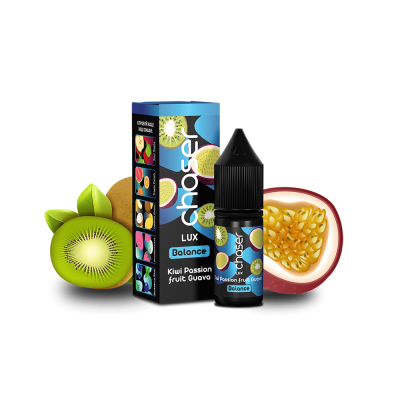 Жидкость Chaser Lux Kiwi Passion Fruit Guava Balance (Киви Маракуйя Гуава, 50 мг, 11 мл)
