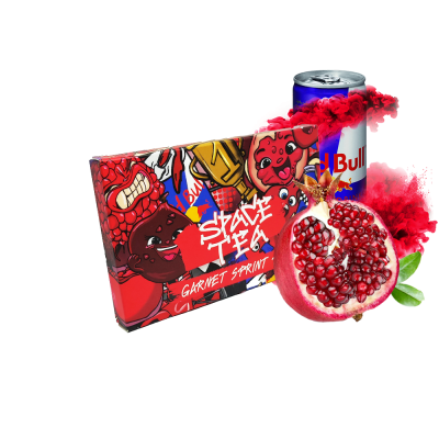 Кальянная чайная смесь Space Tea Garnet Sprint Drink (Гранатовый Энергетик, 40 г)