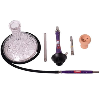 Кальян Yahya Union WALL-E (фіолетовий, повний комплект) Кальян Yahya Union WALL-E (фіолетовий, повний комплект)