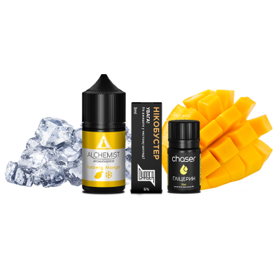 Набор для самозамеса Alchemist Salt Iceberg Mango (Манго Лёд, 50 мг, 30 мл)