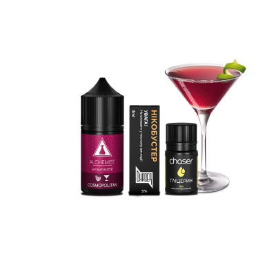 Набор для самозамеса Alchemist Salt FL Cosmopolitan (Космополитан, 50 мг, 30 мл)