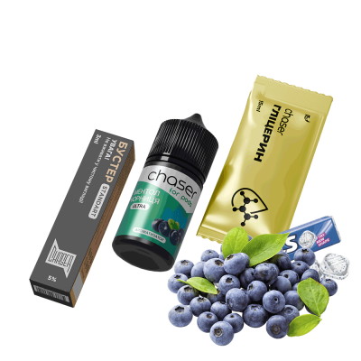 Набір для самозамішування Chaser Blueberry Menthol Ultra (Чорниця Ментол, 50 мг, 30 мл)