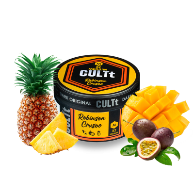 Табак CULTt Medium M32 Robinson Crusoe (Манго Маракуйя Ананас, 100 г)