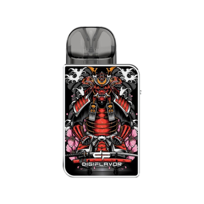 GeekVape Digiflavor Digi-U 1000 Samurai Silver (Металік з червоним, з картриджем) Багаторазовий POD GeekVape Digiflavor Digi-U 1000 Samurai Silver (Металік з червоним, з картриджем) Багаторазовий POD