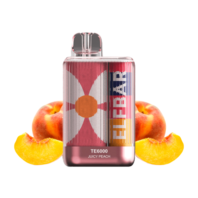 Elf Bar TE6000 color Juicy Peach (Персик) Одноразовый POD