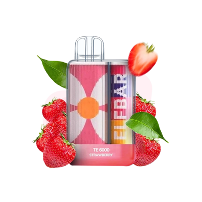 Elf Bar TE6000 color Strawberry (Клубника) Одноразовый POD Elf Bar TE6000 color Strawberry (Клубника) Одноразовый POD