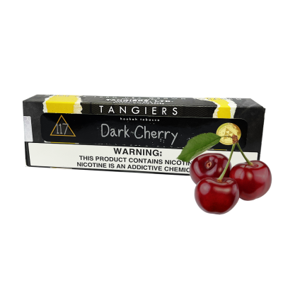 Тютюн Tangiers Noir №117 Dark Cherry (Дарк чері, 250 г) Чорна упаковка