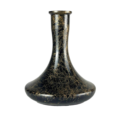 Колба для кальяна Craft Gold Splash (Чёрный, золотистые разводы) 