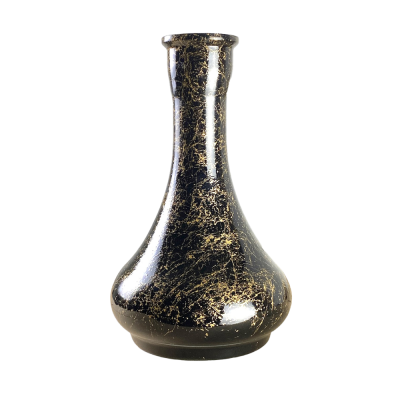 Колба для кальяну Drop Gold Splash (Чорний, золотисті розводи) Колба для кальяну Drop Gold Splash (Чорний, золотисті розводи)