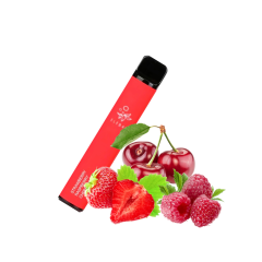 Elf Bar 1500 Strawberry raspberry cherry (Полуниця Малина Вишня) Одноразовий POD