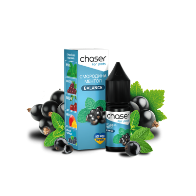 Рідина Chaser Blackcurrant Menthol Balance (Смородина Ментол, 60 мг, 10 мл)