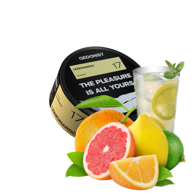 Тютюн Gedonist №17 Lemonardo (Цитрусовий Лимонад, 100 г)