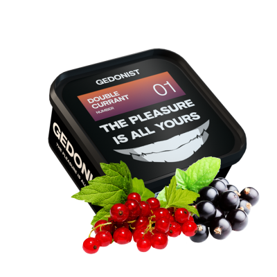 Тютюн Gedonist №01 Double currant (Мікс смородини, 200 г)