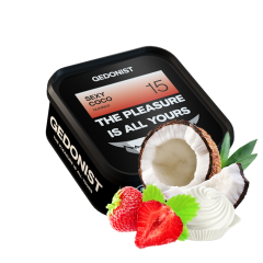 Тютюн Gedonist №15 Sexy Coco (Кокос Крем Полуниця, 200 г) Тютюн Gedonist №15 Sexy Coco (Кокос Крем Полуниця, 200 г)