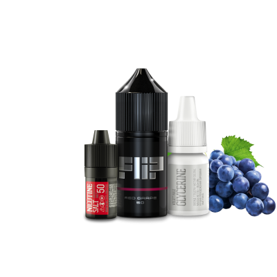 Набор для самозамеса Flip salt Red Grape (Красный Виноград, 50 мг, 30 мл)