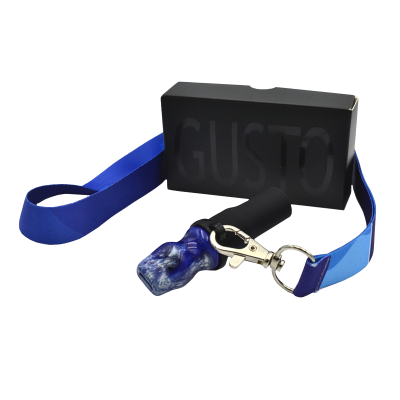 Персональный мундштук из керамики Gusto Blue (Синий) Персональный мундштук из керамики Gusto Blue (Синий)