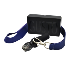 Персональний мундштук із кераміки Gusto Black White (Білий з чорним)