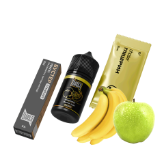 Набір для самозамішування Chaser Black Banana Apple Limited Ultra (Банан Яблуко, 50 мг, 30 мл) Набір для самозамішування Chaser Black Banana Apple Limited Ultra (Банан Яблуко, 50 мг, 30 мл)