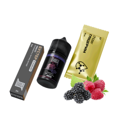Набір для самозамішування Chaser Black Blackberry Sour Raspberry Ultra (Ожина Кисла Малина, 50 мг, 30 мл) Набір для самозамішування Chaser Black Blackberry Sour Raspberry Ultra (Ожина Кисла Малина, 50 мг, 30 мл)