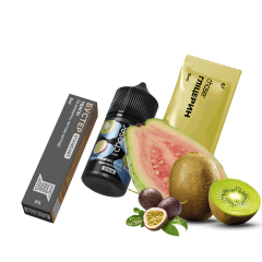 Набір для самозамішування Chaser Lux Kiwi Passion Fruit Guava Ultra (Ківі Маракуя Гуава, 50 мг, 30 мл) Набір для самозамішування Chaser Lux Kiwi Passion Fruit Guava Ultra (Ківі Маракуя Гуава, 50 мг, 30 мл)