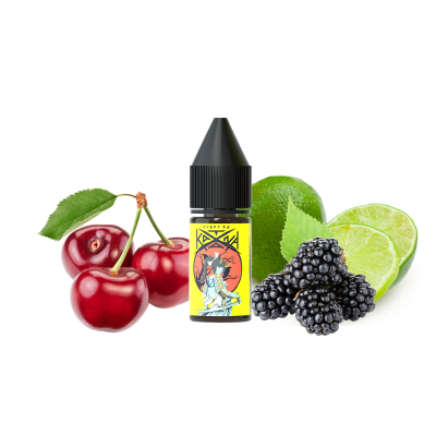 Жидкость Eight by Katana Cherry Blue Raspberry Lime (Вишня Ежевика Лайм, 50 мг, 10 мл)