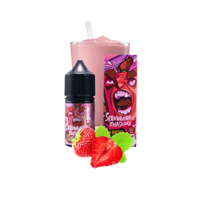 Жидкость In Bottle Salt Strawberry Milkshake (Клубника Милкшейк, 30 мг, 30 мл)