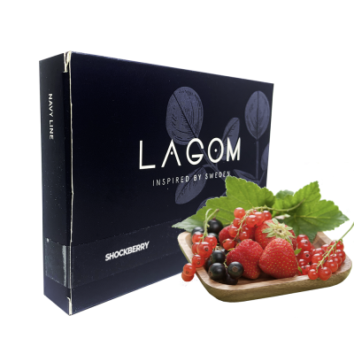 Табак Lagom Navy Shockberry (Кислые Ягоды, 200 г)