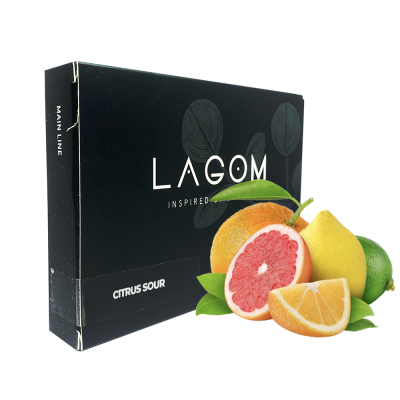 Тютюн Lagom Main Citrus Sour (Кислі Цитруси, 200 г)