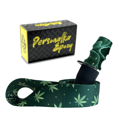 Персональний мундштук Personalka Epoxy Sakura (Зелений з білим) Персональний мундштук Personalka Epoxy Sakura (Зелений з білим)