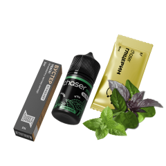 Набір для самозамішування Chaser Mix Basil Mint Ultra (Базилік М'ята, 50 мг, 30 мл) Набір для самозамішування Chaser Mix Basil Mint Ultra (Базилік М'ята, 50 мг, 30 мл)