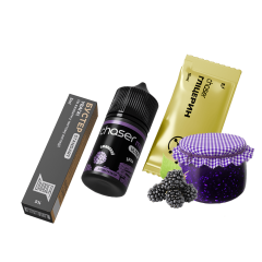 Набір для самозамішування Chaser Mix Blackberry Jam Ultra (Ожиновий Джем, 50 мг, 30 мл) Набір для самозамішування Chaser Mix Blackberry Jam Ultra (Ожиновий Джем, 50 мг, 30 мл)