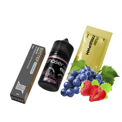 Набір для самозамішування Chaser Mix Strawberry Grape Ultra (Полуниця Виноград, 50 мг, 30 мл)