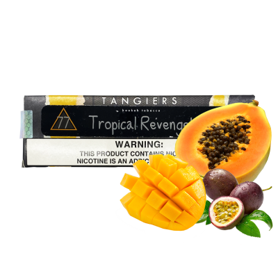 Табак Tangiers Noir №77 Tropical Revenge (Тропикал Ревенж, 250 г) Чёрная упаковка