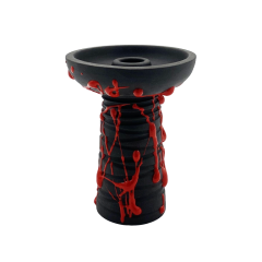 Глиняна чаша Gusto Bowls Classic Phunnel Black Red (червоне поливання) Глиняна чаша Gusto Bowls Classic Phunnel Black Red (червоне поливання)