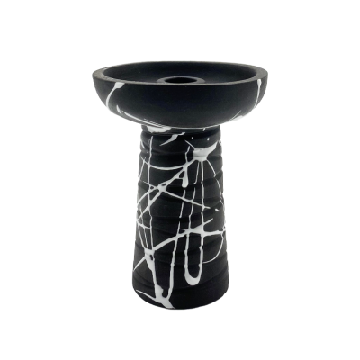 Глиняна чаша Gusto Bowls Classic Phunnel Black White (біле поливання) Глиняна чаша Gusto Bowls Classic Phunnel Black White (біле поливання)