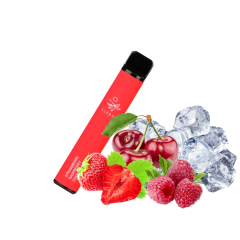 Elf Bar 1500 Strawberry raspberry cherry ice (Полуниця Малина Вишня Лід) Одноразовий POD