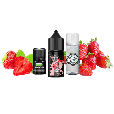 Набір для самозамішування Hype Kit Strawberry (Полуниця, 50 мг, 30 мл)